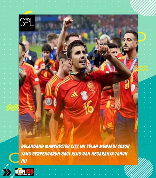 Rodri Dinobatkan Sebagai Pemain Terbaik EURO 2024